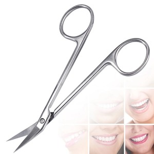 Micro Tijeras Dentales Personalizadas de Alta Calidad, Cabeza Curva, Hoja de Acero Inoxidable, Tijeras Angulares Afiladas, Instrumentos Médicos Quirúrgicos - Product Image 4