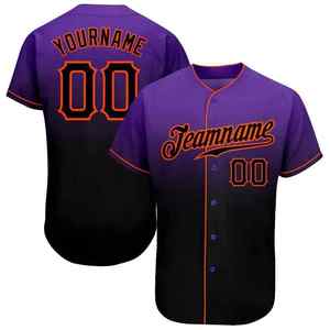 Uniformes de Béisbol Personalizados para Adultos, Diseño Nuevo y Moderno, Sublimación con Impresión Digital, 100% Poliéster Antibacteriano, Cuello Redondo - Product Image 2