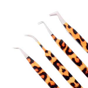 คุณภาพสูงที่กําหนดเองสีขนตาแหนบคิ้วขนตาสีลูกกวาดขนตาเพชรแหนบชุดสําหรับขนตา - Product Image 3