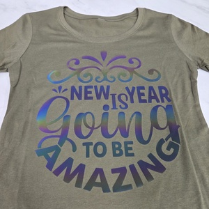 Vinilo Termotransferible Reflectante Dae Ha de Alto Brillo para Ropa, Venta al por Mayor, Película de Transferencia Teñida para Camisetas, Cuentas de Vidrio Reales - Product Image 2