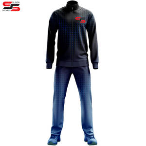 Haute qualité Vintage hommes Streetwear survêtement imprimer lavage à l'acide survêtement avec sweat à capuche brodé pantalons de survêtement évasés ensemble de Jogging - Product Image 1