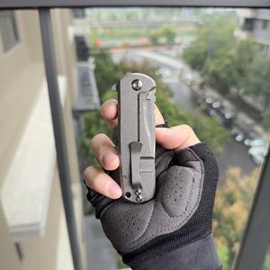 Cree un diseño de cuchillo personalizado para su cuchillo plegable de titanio en la fabricación de cuchillos de Bajo MOQ - Product Image 5