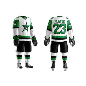 Uniformes de hockey sur glace en maille polyester pour joueurs professionnels, style 2026, OEM personnalisé, sur mesure pour hommes, maillot de hockey sur glace personnalisé pour hommes - Product Image 1