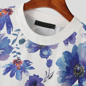 Camiseta de sublimación ligera para hombre, lisa, de gran tamaño, logotipo personalizado, camisetas de sublimación duraderas para hombre de Color sólido - Product Image 3