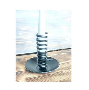 Portavelas de hierro de metal con acabado antiguo clásico para decoración de granja moderna, ambiente romántico y decoraciones de boda Rústicas - Product Image 5