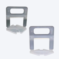 Système de nivellement de carreaux en céramique, clips industriels, 100 pièces, entretoises auto-adhésives réutilisables de 1,0 mm, 1,5 mm, 2,0 mm, 3,0 mm, outils parfaits