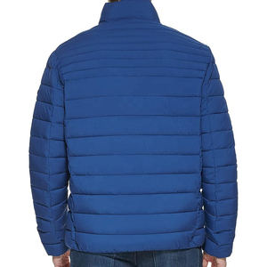 Chaqueta acolchada con cremallera para hombre con logotipo personalizado al por mayor, chaquetas de invierno, ropa de calle profesional, chaqueta ligera hinchada de invierno - Product Image 3