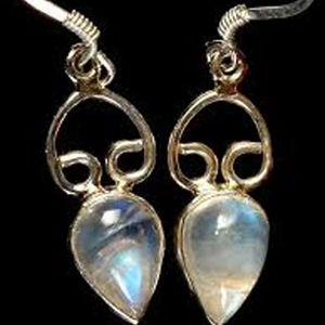 Pendentif Chandelier Élégant en Argent Sterling Plaqué Or avec Pierre de Lune Verte Rénovée, Sertissage Clos, 12MM, Certifié IGI, pour Femme, Cadeau de Fête - Product Image 6