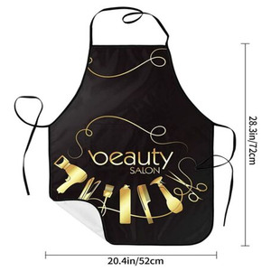 Delantal de Peluquería Impermeable de Poliéster, Capa de Peluquería de Alta Calidad con Cobertura Completa, Delantal de Rayas Personalizado - Product Image 4