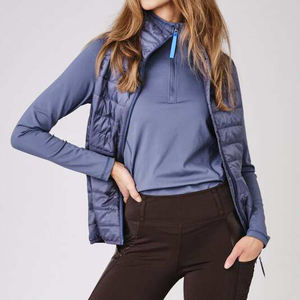 Chaleco acolchado formal de secado rápido personalizable con botón y parche para uniformes de club/evento impermeable/a prueba de viento temporada primaveral - Product Image 2