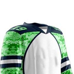 Nouvel uniforme de hockey sur glace pour hommes cousu entièrement personnalisé anti-rides respirant uniforme de hockey sur glace de haute qualité avec tarif de gros - Product Image 4