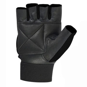 Gants de boxe MMA demi-doigts de qualité supérieure, pour la salle de sport, l'entraînement physique, le kickboxing, unisexe, en cuir, antidérapants, imperméables, de haute qualité - Product Image 3