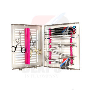 Kit de microextracción dental de ortodoncia, instrumentos manuales atraumáticos con elevador de revestimiento negro para cirugía bucal - Product Image 3