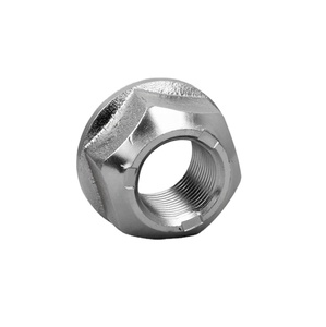 Suministro directo de fábrica, tuerca de brida de husillo de acero pulido/recubierto de zinc personalizado, titanio de excelente calidad originario de la India - Product Image 1