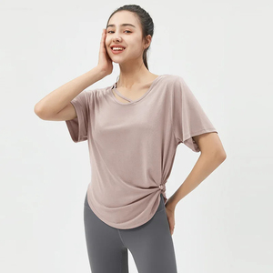High Selling Womens T Shirts Loose Fit Crewneck Short Sleeve Tops Summer Casual Blouse Y2K Basic Tee Beach Slim Fit Tshirts - Product Image 5