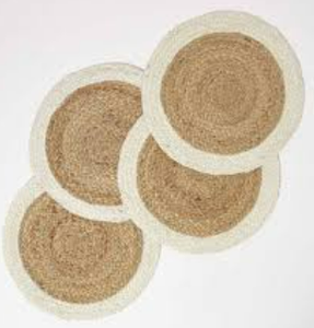 Eco Friendly Natural Jute Bohemian Design <b>Round</b> Braided Dining <b>Table</b> Placemats Hot Selling Factory Direct Fashionable <b>Mats</b> - Product Image 6