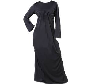 Magnifique Abaya en tissu 100% bambou pour femmes musulmanes, taille et design personnalisés, couleur noire, vente d'Abaya par l'exportateur - Product Image 1