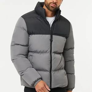 เสื้อแจ็คเก็ตพัฟเฟอร์ผ้าแคนวาสสำหรับฤดูหนาว กันน้ำ พิมพ์ลายฟองอากาศ โลโก้ด้านหน้า ระดับมืออาชีพ สำหรับกิจกรรมกลางแจ้ง คอตั้ง - Product Image 6