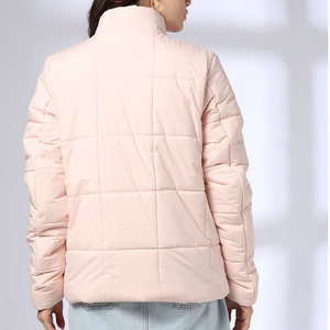 Chaqueta acolchada de invierno con capucha cálida personalizada para mujer, abrigo corto doble con botones acolchados, chaqueta acolchada para mujer - Product Image 2