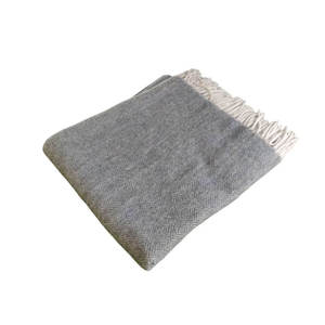 Mantas tejidas de carbón con patrón de espiga de diamante de nuevo diseño de alta calidad a precio competitivo - Product Image 1