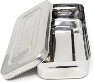 Plateau d'instruments chirurgicaux en gros pour équipement médical B2B avec couvercle, logo personnalisé, fabrication professionnelle - Product Image 5