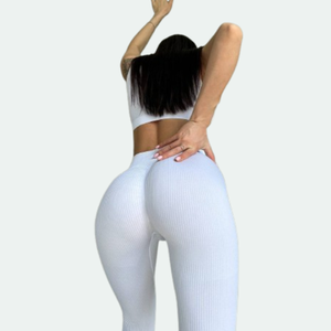 กางเกงขาสั้นโยคะเอวสูงของผู้หญิงกางเกงกระชับสัดส่วนผ้าฝ้ายแบบผูกเชือกระบายอากาศได้กางเกงขายาวไซส์ใหญ่พิเศษ - Product Image 6