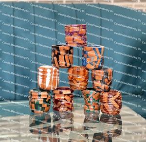 Luxury Epoxy Resin <b>Bakhoor</b> Burner Handcrafted Arabic <b>Oud</b> Incense Holder Wooden Base Home Decor Aromatic Diffuser for Ramadan - Product Image 5