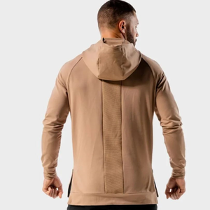 Taille européenne 100% coton sweat à capuche personnalisé pour hommes Fitness Sports et loisirs course à pied entraînement doublé nouvelle lettre motif GYM sweat à capuche - Product Image 4