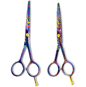 Kit de Tijeras de Peluquería Profesional |   Tijeras de Entresacar para Barbería, Acero Inoxidable Alemán, Personalizadas, Belleza - Product Image 3