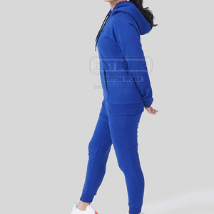 Mode tendance porter nouveau look femmes survêtements à manches longues 100% coton fait femmes survêtements - Product Image 2