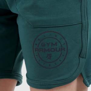 No Limit Casual Green <b>Shorts</b> Breathable Spandex and Cotton XS Size with Elastic Waist Hot Pattern and Logo Decoration - Product Image 5