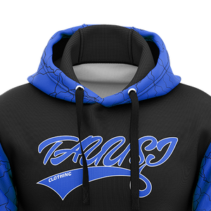 Sweat à capuche surdimensionné pour hommes de haute qualité 500GSM 100% Polyester hiver Logo en relief impression bouffée 3D fabricant direct - Product Image 2