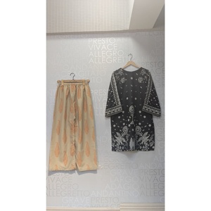 ชุดเสื้อผ้าดิจิตอล FUSION รุ่น SL00247 เสื้อแขนสามส่วนผ้าเครปสไตล์โบฮีเมียนสำหรับฤดูใบไม้ผลิ/ฤดูร้อน ราคา 1749! - Product Image 2