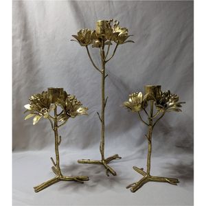 Candélabre vintage en fer forgé à plusieurs bras, centre de table floral en métal pour décoration de mariage et candélabre de luxe pour la maison - Product Image 4