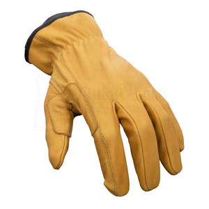Gants de conduite en cuir personnalisés, durables, pour le transport, taille sur mesure, avec protection du pouce, pour le jardinage et les travaux de sécurité - Product Image 4