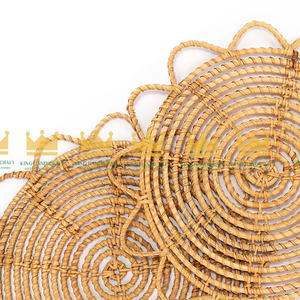 High Quality Vintage Styled <b>Rattan</b> <b>Placemat</b> <b>Placemats</b> Table Chargers Plates Wedding Party Event <b>Rattan</b> <b>Placemat</b> Round - Product Image 4