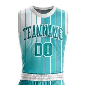 Maßgeschneiderte Basketball-Trikots aus atmungsaktivem Polyestergewebe für Komfort bei intensiven Spielen - Product Image 3