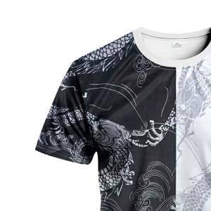 Maillot de football de qualité supérieure 100% polyester sublimé avec motif de dragon, col rond, taille personnalisée, léger et respirant, vêtements de football - Product Image 3