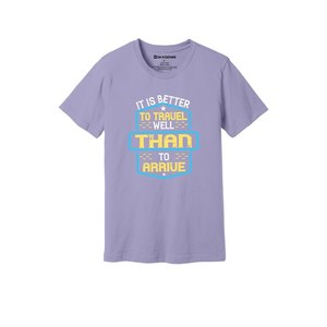 Camiseta informal de algodón 100% con impresión de temas de Buda en 3D, 12 opciones de color, 160-180, colocación de diseño personalizable GSM pesado - Product Image 6