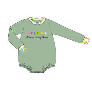 Customization Kids <strong>Clothing</strong> Mama's Lucky Charm Icing Pants Set <strong>St</strong> <strong>Patrick</strong> Toddler Girl Boutique Outfit Children Clothes - Product Image 3