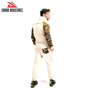 2025 más nuevo entrenamiento juvenil ropa deportiva conjunto de 2 piezas diseño liso transpirable manga larga buena calidad hombres chándales - Product Image 2