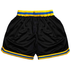 Short en maille de basket-ball vintage personnalisable pour femme, uniforme noir sublimé, séchage rapide et respirant pour les sports d'été - Product Image 2