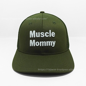 112 marque forme 112 camionneur chapeau 6 panneau Logo personnalisé structuré maille respirant broderie Logo Gorras haute qualité au Vietnam - Product Image 1