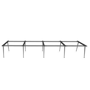 Industrial-Style 8-Seater <b>Dining</b> <b>Table</b> 480x120cm CONE System HCCO028 Modern Assembly Steel Frame for Apartments Hotels Bedrooms - Product Image 2