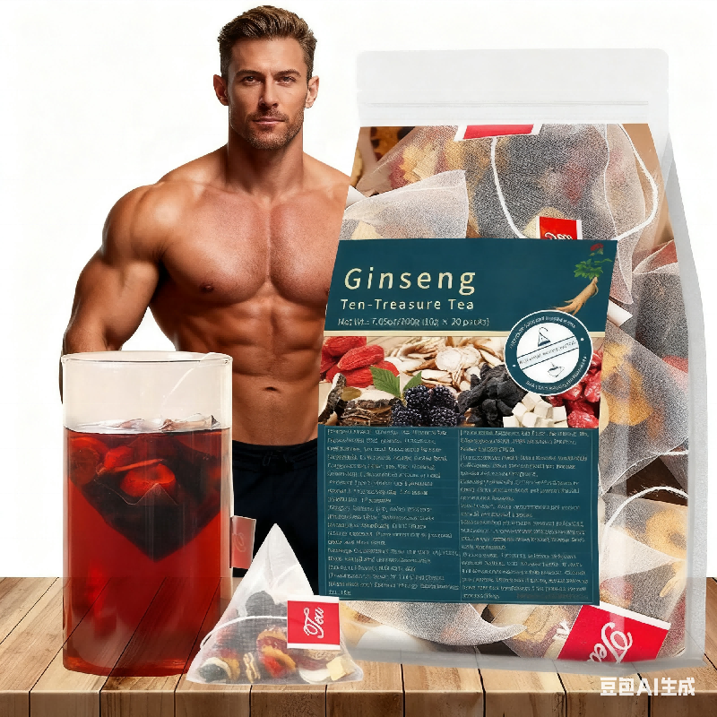Wholesale Herbal Vitality Energy Blooming Ginseng Tea