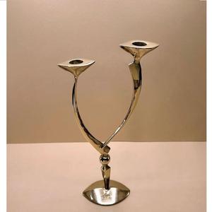 Bougeoir en métal finition antique bougeoir pour éclairage et décoration de la maison ensemble bougeoir décoratif élégant - Product Image 6