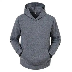 Sudaderas con capucha de invierno bordadas de algodón 100% gruesas personalizadas Unisex, sudadera con estampado en relieve de retazos para hombre, Sudadera con capucha de lana al por mayor - Product Image 2