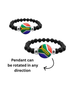 Pulsera Deportiva con Diseño de la Bandera de la Selección de Fútbol de Sudáfrica, Informal, Ligera, Impermeable, de Forma Libre, con Broche a Presión, Regalo Original, Souvenir Nacional - Product Image 3