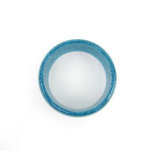 Brazalete de Resina Azul Cielo Clásico, Elegante y Moderno, Diseño Grueso y Sofisticado, Accesorio Unisex para Bodas y Fiestas, para Mujer - Product Image 3