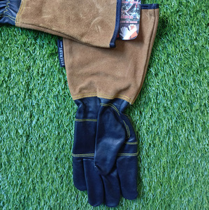 USA Direct Wholesale Grain Polyester Heat Resistant Anti-Slip Customizable Welding <b>Gloves</b> for Driver Heavy-Duty Truck Warehouse - Product Image 5